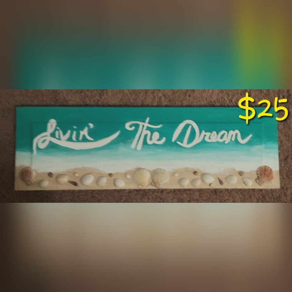 Livin The Dream Painting in acrylic